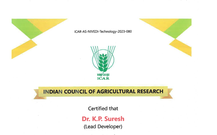 ICAR Certificate Preview